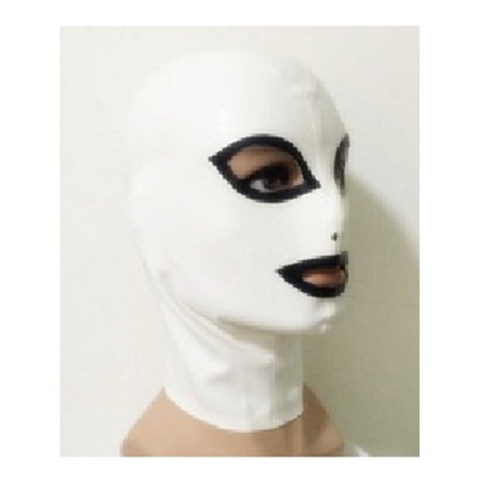 Latex Mask cosplay Hats Hood Eyes Mouth Nostrils Rear Zipper on OnBuy