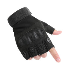 (Black Army Green-XL) Outdoor Tactical Gloves Military Airsoft Sports Mittens Men Women Army Combat Fingerless Gloves Shooting Men's Gloves