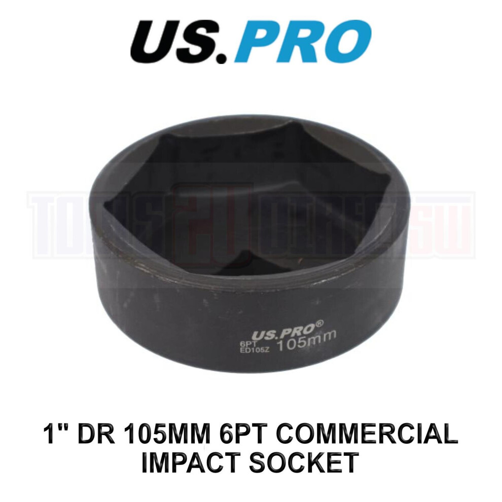 US PRO Tools 1" Dr 105mm 6pt Commercial Impact Socket 3961