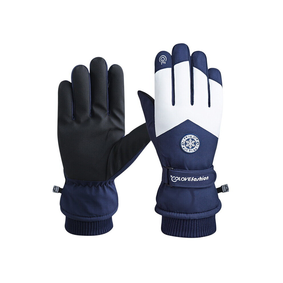Winter Thicken Gloves Snow Skiing Waterproof Windproof Sport Outdoor Cycling Snowboard Motorcycle Gloves Gift Men Women Multicoloured 885658039479