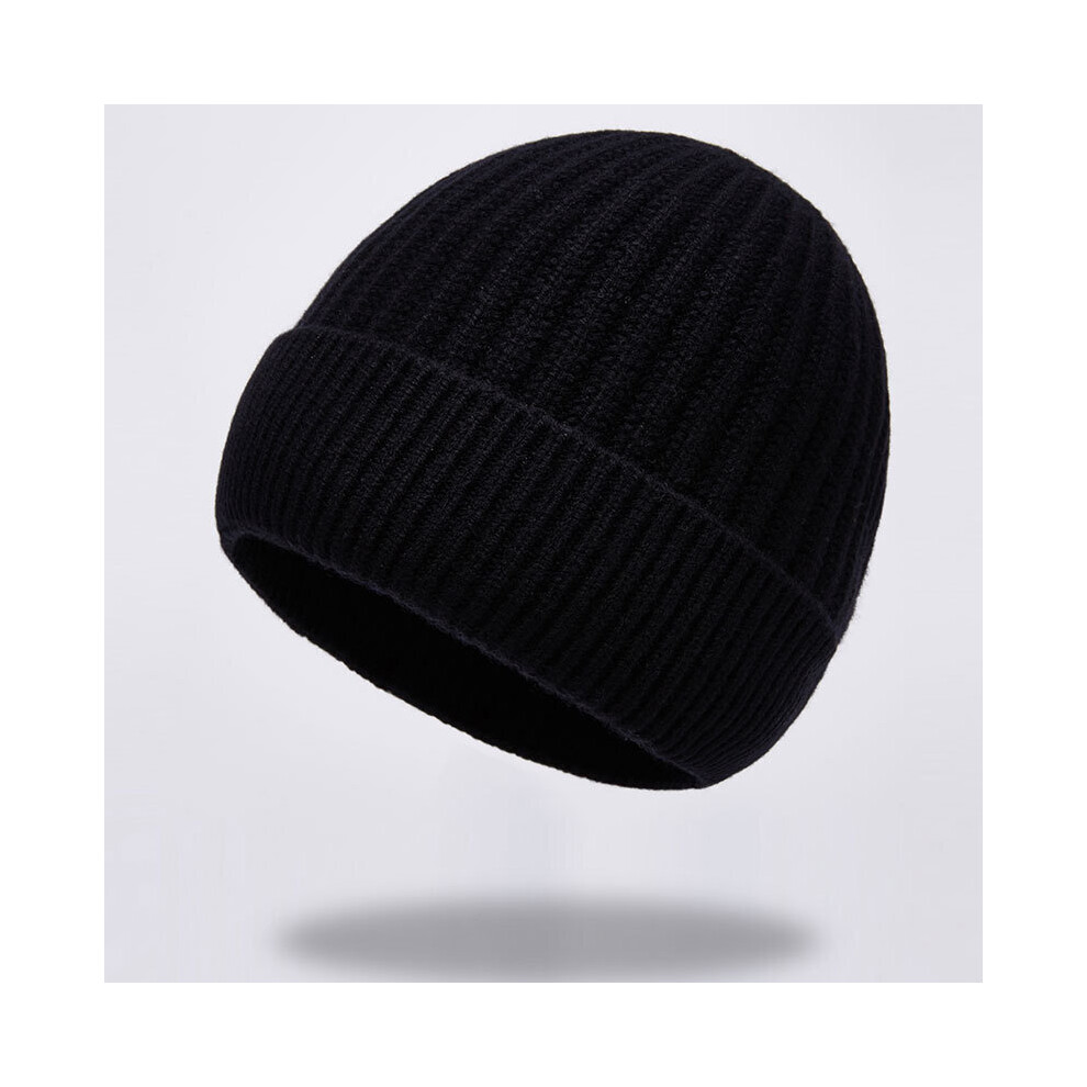 Men Hat Winter Wool Knit Beanie Women Autumn Warm With Brim Casual Skiing Accessory For Teenagers-image-OPC-PBQRC2Q-NEW