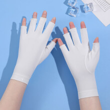 Fishing Gloves Men Women Half Fingers Ice silk Gloves Outdoor Gloves Spring Summer Sunscreen Non-slip Gloves Sunscreen Gloves