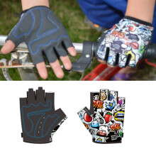 Fitness Short Finger Children Half Gloves H9