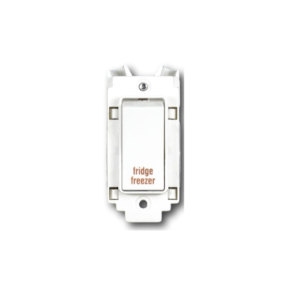 Crabtree 4460/Ff Grid Switch 20A Dp Marked "Fridge Freezer" 5017399309626