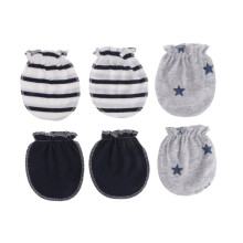 3Pairs Anti Scratching Gloves Newborn Protection Face Cotton Scratch Mittens