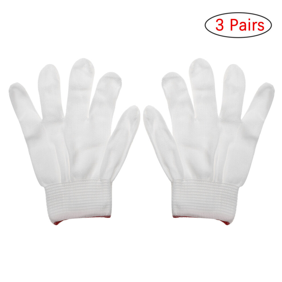 Reusable Work Gloves Nylon Knit Wrist Gloves Safety Grip Hand Protection Full Finger Mittens Working Mitts For Women Men 885658059224