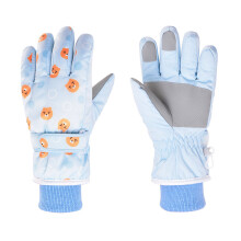 (Blue-M) Years Outdoor Winter Ski Gloves Children's Motorcycle Riding Skate Warm Ski Gloves Clothing Accessories Gloves