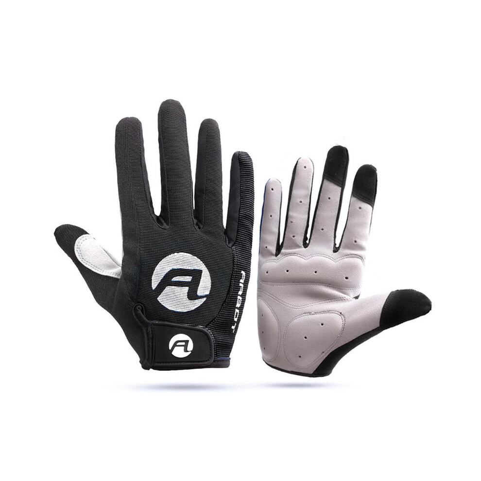 (-L) Bike Gloves Anti-Skid Sun-Proof High Temperature Resistance Guantes Ciclismo Outdoor Cycling Motorcycle Touch Screen Gloves Black 885658062118