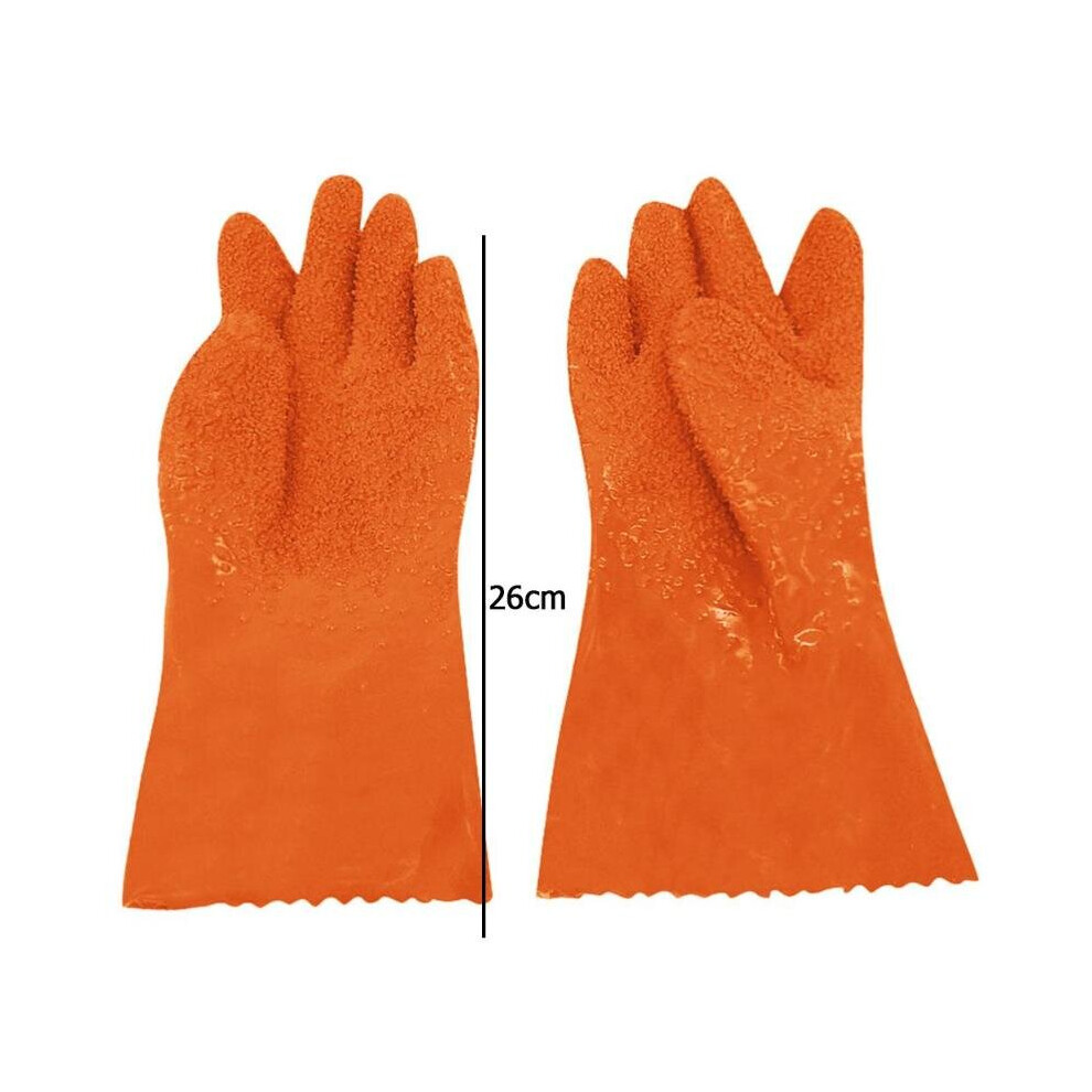 1Pair Non-slip Kitchen Gloves Potato Pealing Fish Scale Cleaning Glove Kitchen Vegetable Rub Tool Household Glove-image-OPC-PBQRGZF-NEW
