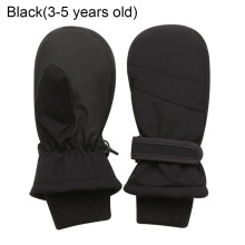 Windproof Waterproof Children Ski Gloves Winter Long-sleeved Mitten Thicken Warm Outdoor Riding Non-slip Thicken Warm Gloves