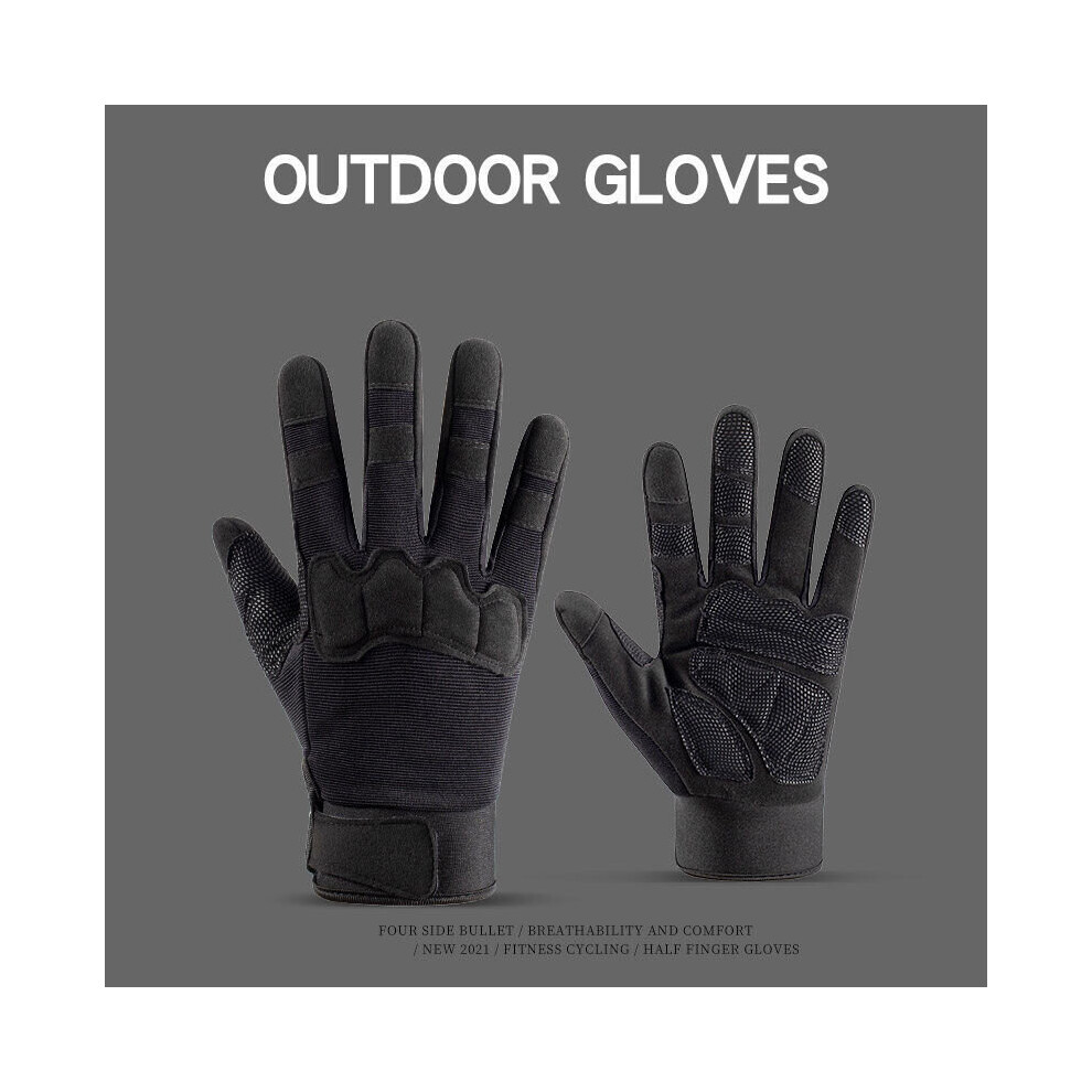 Army Military Tactical Gloves Touchscreen Motorcycle Gloves Sports Fitness Full Finger Hiking Gloves Protective Gear Multicoloured 885658066659