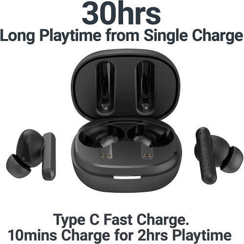Majority TRU 2 ANC Noise Cancelling Wireless Earbuds Black 2
