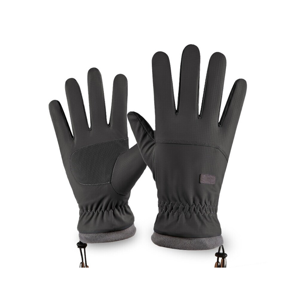 Waterproof Winter Warm Cycling Gloves Men Women Snow Bicycle Gloves Ski Snowboard Glove Fullfinger Motorcycle Touch Screen Glove Black 885658067311