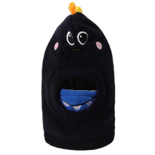 Kids Hoodies Scarf Balaclavas Removable Mask Beanie Hat Thicken Knitted Cap in Cold Weather Thermal Windproof for Winter