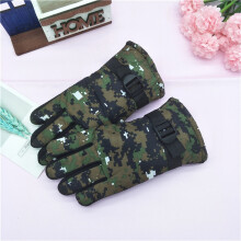 Camouflage Kids Winter Warm Gloves Windproof For Children Boys Girls Ski Cycling Climbing Outdoor Sports Mitten Waterproof