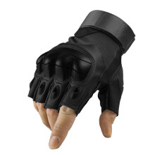 (Fingerless Black Black-M Palm 20 23cm 2) Tactical Gloves Military Men Hard Knuckle Army Paintball Airsoft Shoot Combat AntiSkid Motorcycle Gloves Fingerless Touch Screen