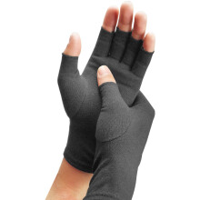 (black Gloves Black-S) Women Men Compression Arthritis Gloves cotton Joint Pain Carpal Relief Care Hand Mittens for Rheumatoid Osteoarthritis Unisex