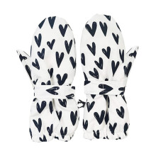 (White-2 5 years 2) Gloves Kids Mittens Boy Warm Long Fingerless Winter Skiing Accessory Cartoon Waterproof Outdoor Fleece Lining For Teenagers