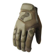 (Green-L) Men's Gloves Tactical Work Full Finger Gloves Multicam Anti-slip Rip-stop Airsoft Mittens Military Men Camouflage Shooting Glove