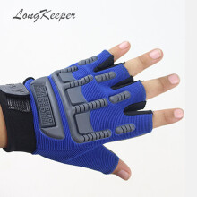 5-8 Years Old Kids Autumn Winter Tactical Gloves Children Half Fingers Mittens Boys Girls Anti-slip Camo Sport Guantes