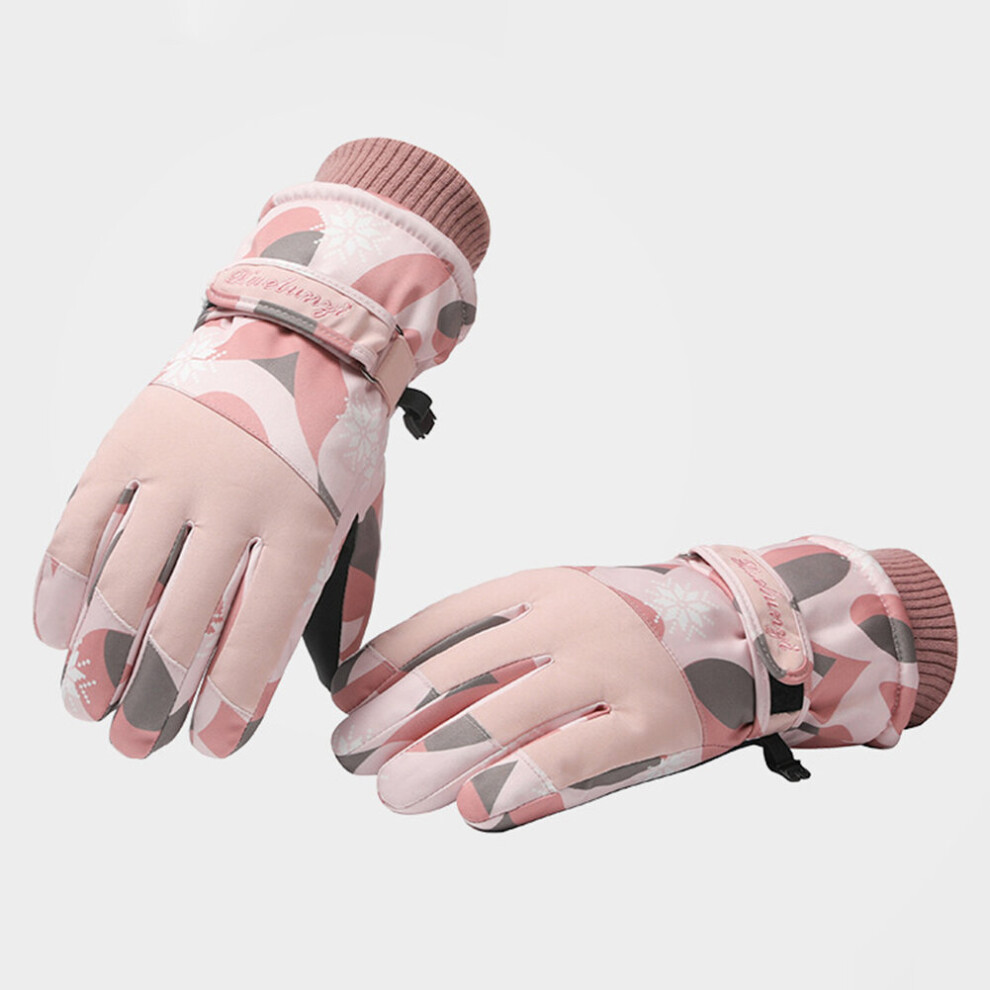 Winter Sports Winter Cycling Gloves Bicycle Warm Touchscreen Full Finger Glove Waterproof Outdoor Bike Skiing Motorcycle Riding Multicoloured 885658079420