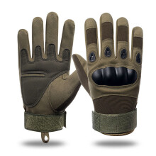 (Z907 Army green White-L) Tactical Gloves Men Military Paintball Shooting Airsoft Antiskid Army Mittens Winter Outdoor Full Finger Sports Gloves ????????