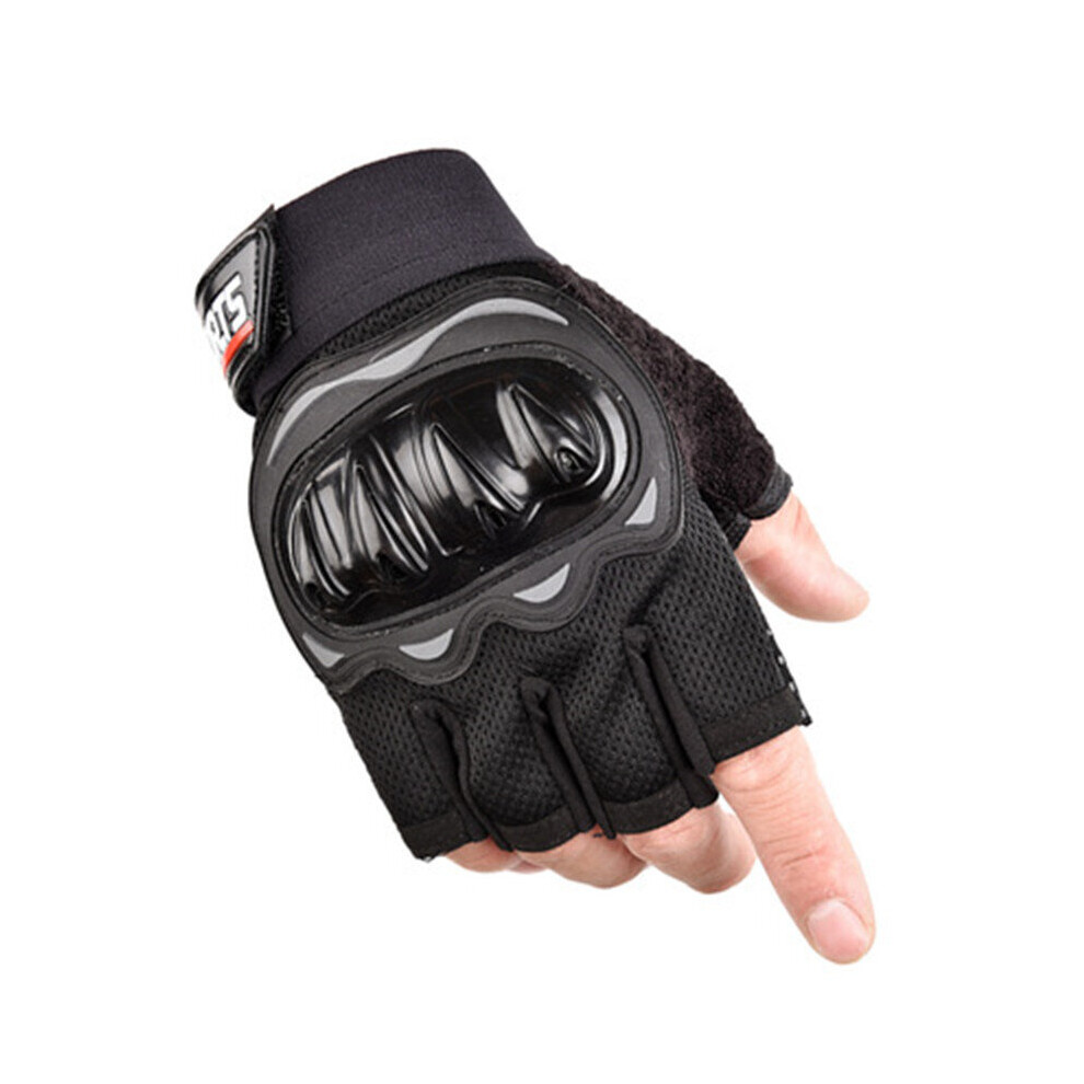 Motorcycle Gloves Half Finger Guantes Luvas Riding Fingerless Biker Gloves Man Women Moto Motorcross Bicycle Cycling Gloves Multicoloured 885658082185