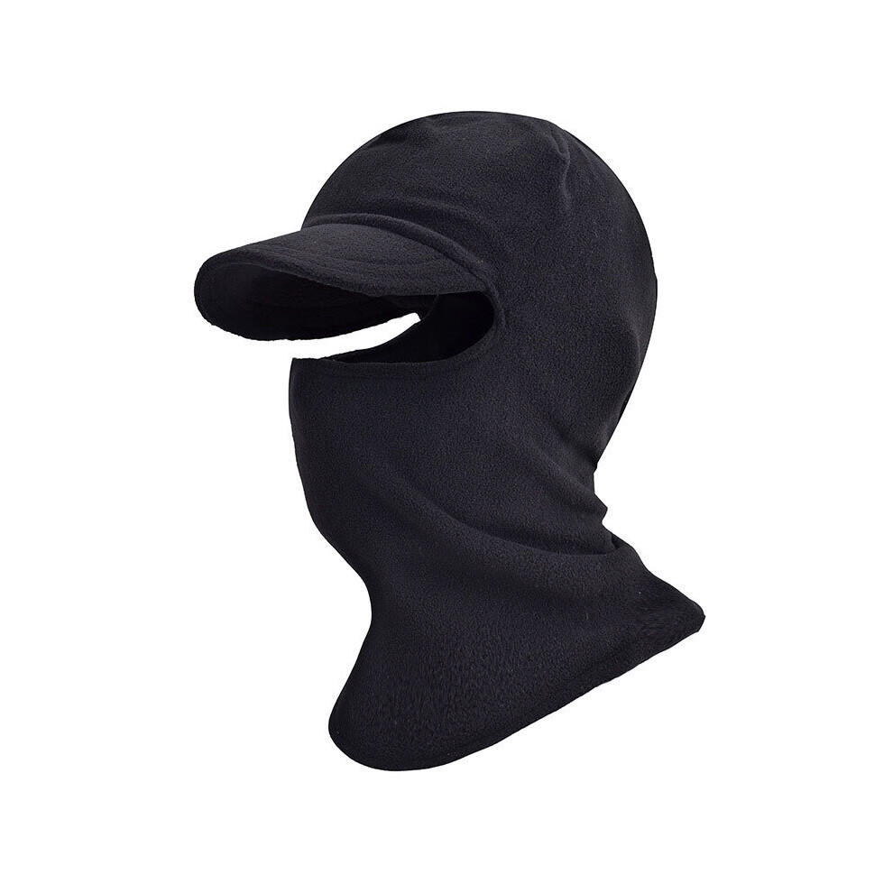 High Cycling Cap Balaclava Winter Ski Windproof Cap Outdoor Visor Cap Face Masks Hood Beanies Plush Warm Hat Multicoloured 885658083809