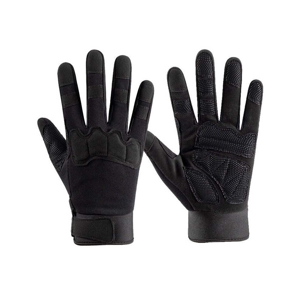 (02 Black-L) Camouflage Riding Touch Screen Protect Tactical Gloves Anti-Skid Military Equipment Gloves Tacticos Militar Riding Gloves Multicoloured 885658084028