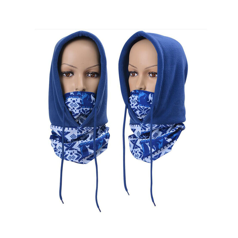 Keep Warm Polar Fleece Hat+Tube Neck Beanies Skullies Balaclavas Motorcycle Cycling Winter Hats Caps Face Mask Scarf Multicoloured 885658093471