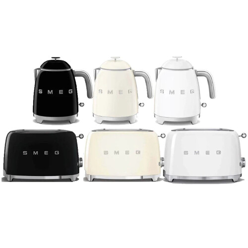 Smeg Mini Kettle and TwoSlice Toaster Bundle on OnBuy