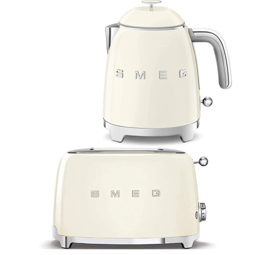 Smeg Mini Kettle and TwoSlice Toaster Bundle on OnBuy