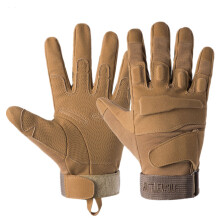 (Khaki White-XL) Tactical Gloves Full Finger Outdoor Camping Army Military Glove Men's Antiskid Paintball Shooting Airsoft Combat Gloves Male