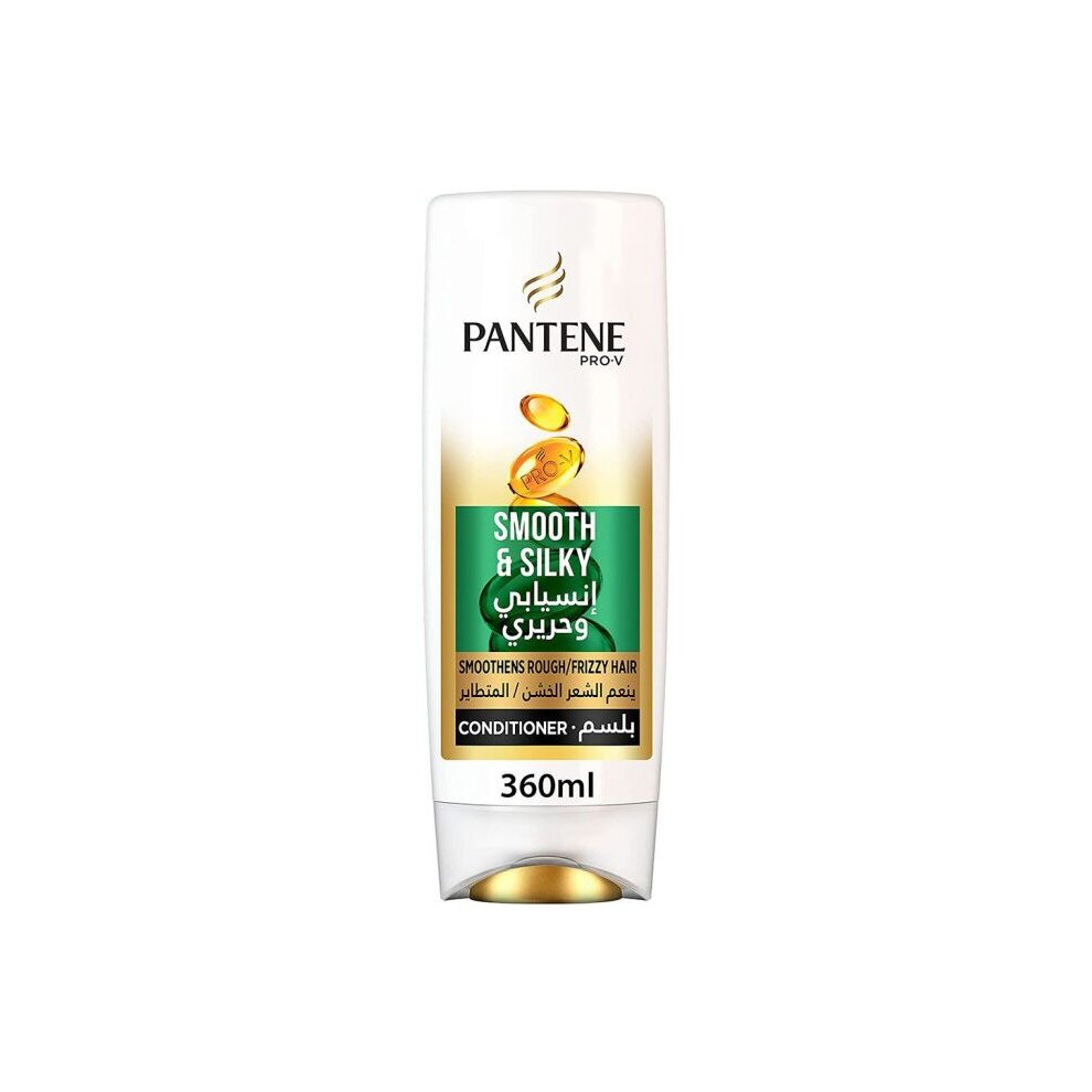 Pantene Pro-V Smooth & Silky Conditioner For Frizzy Hair 360Ml