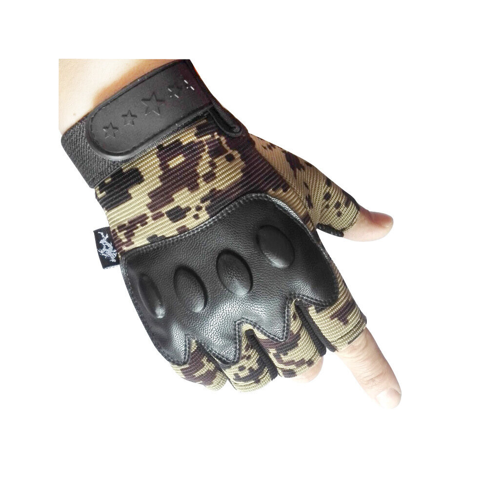 Special Tactical Gloves Half Finger Outdoor Sports Mountaineering Training Military Fans Anti Slip Training Riding Gym Multicoloured 885658107956