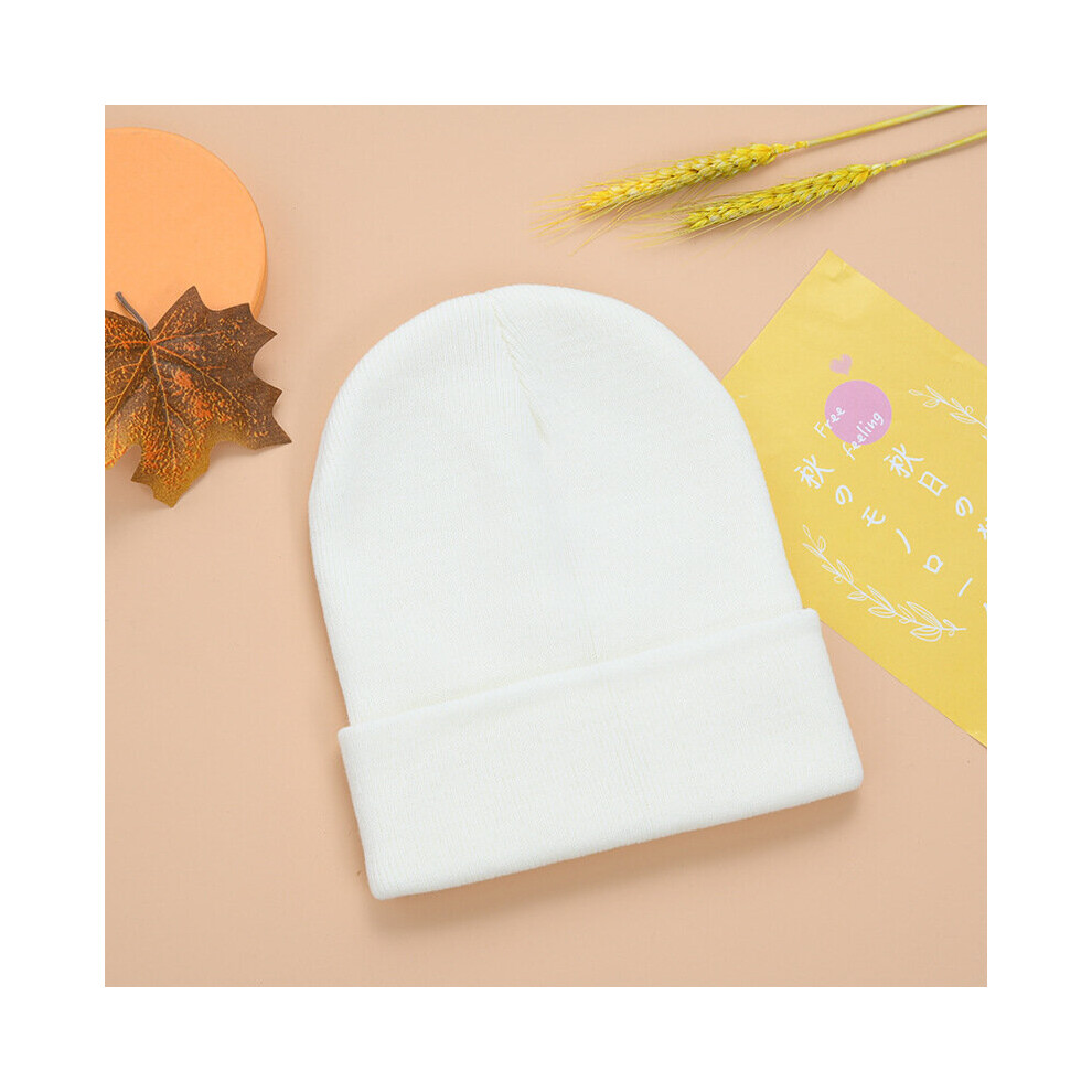 Winter warm casual solid knit cap for both men and women gray-image-OPC-PBQRXCB-NEW