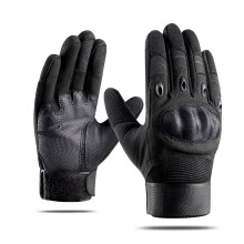(Z192 Black Black-XL) Camping Climbing Touch Screen Tactical Military Gloves Men Airsoft Gloves Outdoor Nylon Army Knuckles Hiking Gloves Z192