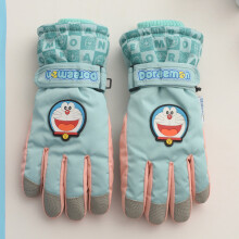 6-10 Year Old Children's Winter Fleece Thickened Cartoon Outdoor Riding Ski Gloves