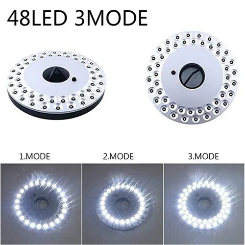 48LED Durable Patio Umbrella Light 3 Lighting Modes Parasol Lights 1