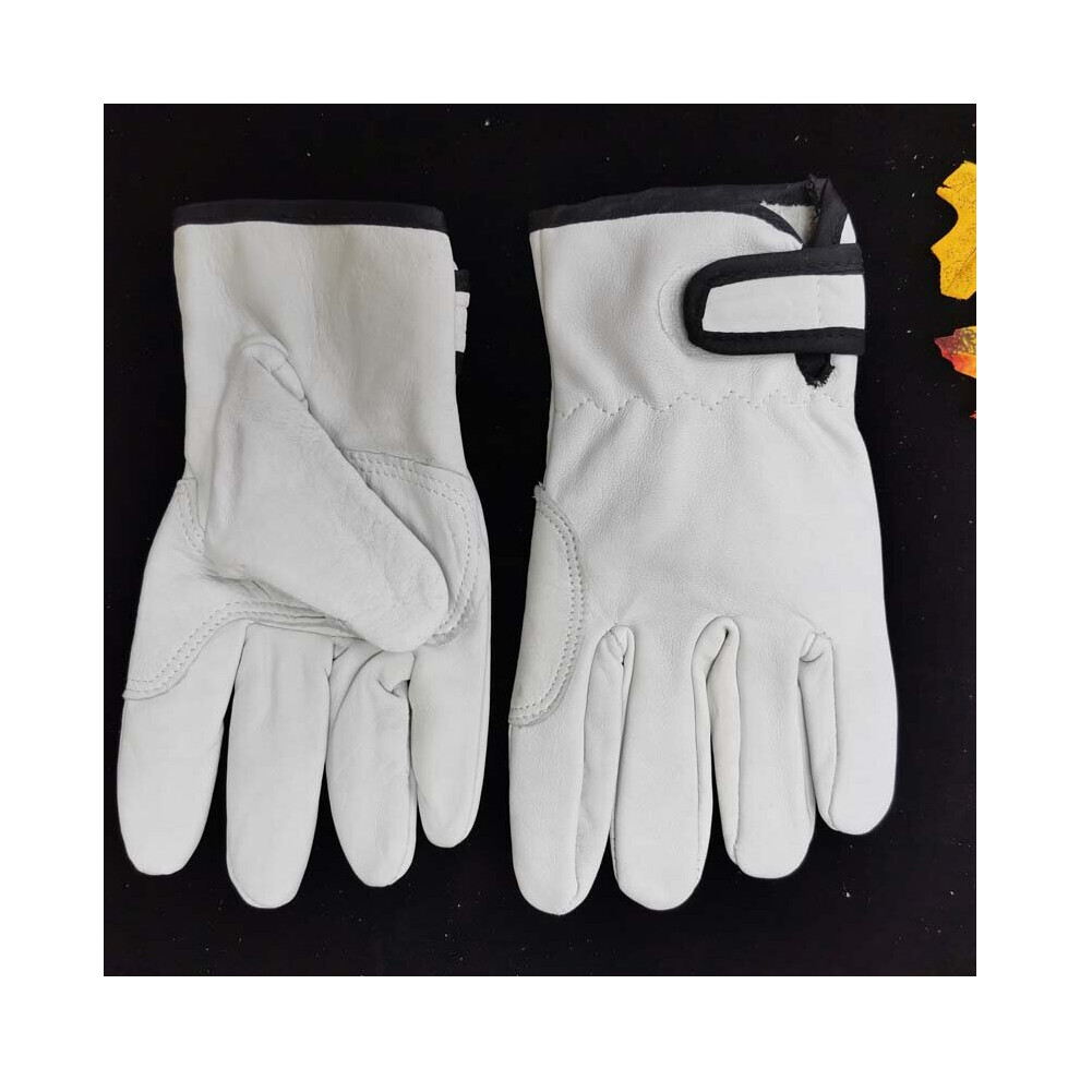 Leather Version Driver Gloves Outdoor Soft Sheepskin Durable Wear-Resistant Welding Labor Insurance Gloves 885658119003