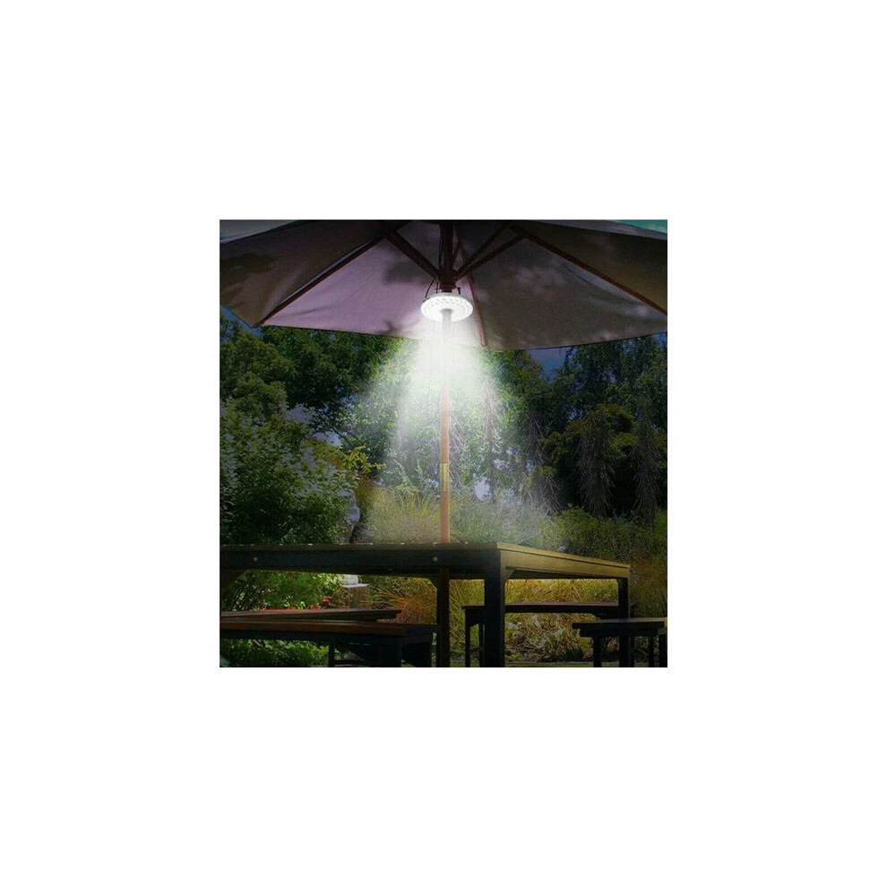 48LED Durable Patio Umbrella Light 3 Lighting Modes Parasol Lights