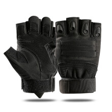(black White-L) Tactical Military Gloves Paintball Army Airsoft Shooting Outdoor Riding Fitness Fingerless/Full Finger Gloves