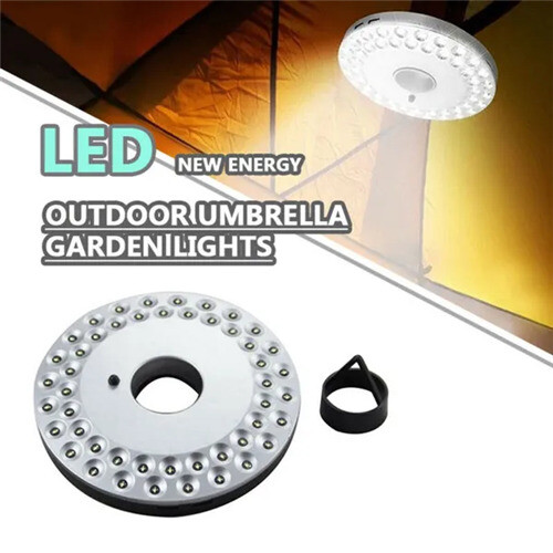 48LED Durable Patio Umbrella Light 3 Lighting Modes Parasol Lights 2