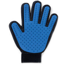 (Blue White-Left hand 4) Silicone Pet Grooming Glove for Cats Hair Brush Comb Cleaning Deshedding Pets Products for Cat Dog Removal Hairbrush for Animals