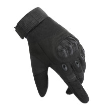(Full Black White-M) Touch Screen Tactical Full Finger Gloves Military Paintball Shooting Airsoft Driving Riding Motorcycle Combat Gloves Men Women