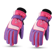 9-15Y Winter Waterproof Gloves Ski Gloves Snowboarding Mittens Gloves Fleece