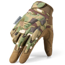 (B35 CP White-S) Tactical Gloves Military Army Men Women Full Finger Glove Shooting Airsoft Cycling Fishing Outdoor Sports Combat Mittens
