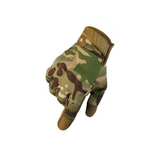 (CP White-M) Work Gloves Touch Screen Tactical Military Gloves Hard Knuckle Gloves Men Climbing Hiking Full Finger Combat Airsoft