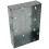 Deta DB172 Grid Switch Flush Mounting Steel Back Box Flush 9 / 12 Gang 1