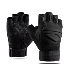 (Z188 Black White-M) Sports Army Military Tactical Gloves Touch Screen Full Half Finger Hiking Cycling Outdoor Men Airsoft Combat Gloves Z187